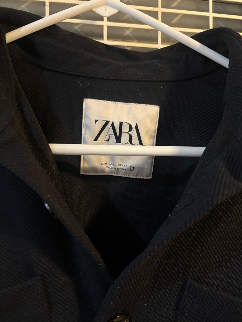 ZARA Men’s Black Button-Down Shirt